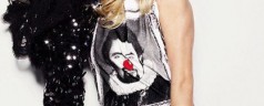 Vivienne Westwood designs t-shirts for Red Nose Day; Sienna Miller models
