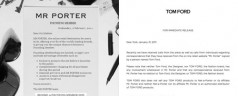 The tale of two Tom Ford’s: the designer and the Mr Porter PR