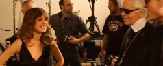 Video: Behind the scenes with Karl Lagerfeld & Rachel Bilson for Magnum Ice Cream