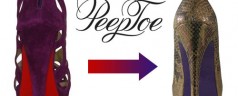 Peeptoe Shoes: Christian Louboutin never told us to change our red soled shoes