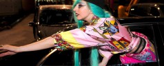 I Spy: Lady Gaga in vintage Versace in Paris