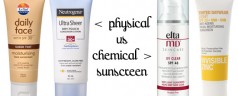 Sun protection 101: Chemical vs Physical Sunscreens