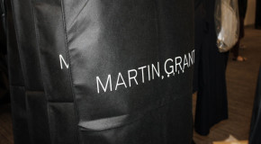Martin Grant for Qantas casts real staff for uniform reveal; Miss J Alexander coaches models