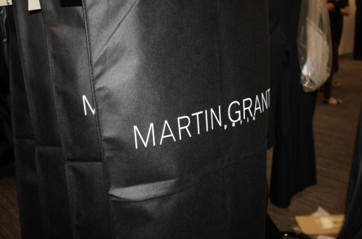#htmlcaption_21661 Martin Grant for Qantas casts real staff for uniform reveal; Miss J Alexander coaches models